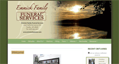 Desktop Screenshot of emmickfunerals.com